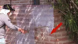 Flood coat using Silox Adobe and Rammed Earth Water Repellent