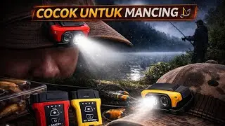 REKOMENDASI SENTER PANCING TERBAIK 100 RIBUAN DAN 200 RIBUAN‼️SENTER SUNREI H150 VS NITECORE NU11‼️