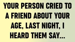 Your Person Cried To A Friend About Your Age, Last Night, I Heard Them Say...?