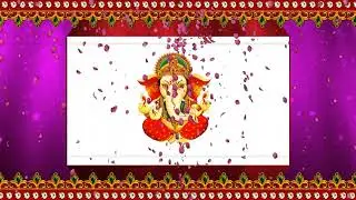 Hindu Devotional Free Video Background HD | Shree Ganesh Ji God Graphics Video | Copyright Free - 01