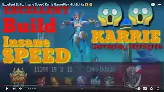 Excellent Build, Insane Speed Karrie GamePlay Highlights😱😱 @papatotogaming