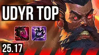 UDYR vs OLAF (TOP) | EUW Diamond | 25.17