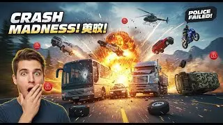 Bus & Truck Crash Madness &ndash; Extreme Destruction Gameplay | GTA Style Chaos! 🚛💥🚌