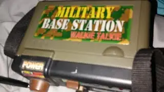 A Throw Back 90s Nostalgic Toys Military Base Station Walkie Talkie Toy And A Bug's Life Toy 
