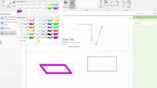 OneNote Draw Tab