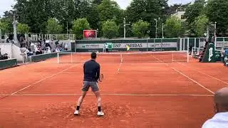 Laslo Djere/Joao Fonseca RG 2025 court level view