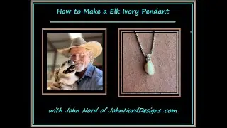 How to Make a Elk Ivory Pendant - Jewelry tutorial