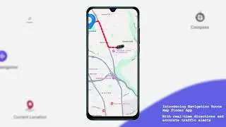 GPS Route Finder App