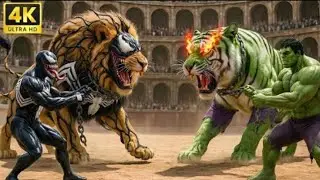 🔥 SUPERMAN AND LION vs BATMAN AND WOLF&ndash; The Most Epic Wild Battle! 🦁⚡RkHindiToonsTv #story 