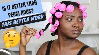 Fancy Pink Hair Rollers - Will This Work Though?  | Natural Hair