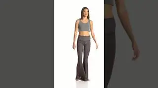 Teeki Polka Dot Cowgirl Bell Bottom Yoga Pants | SwimOutlet.com