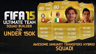 FIFA 15 | AWESOME JANUARY TRANSFERS HYBRID TEAM for UNDER 150k! Squad Builder #46