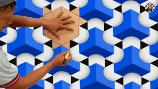 No less good than Wallpaper | Optical illusion 3D Wall Painting