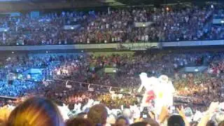 Mark Owen on a unicycle 03 July 09
