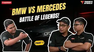 EP 7 - BMW vs Mercedes &ndash; Battle of Legends! PART1 | Podcast Borak Dalam Bengkel