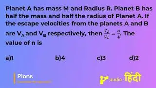 Planet A has mass M and Radius R. Planet B has half the mass and half the radius of Planet A. If the