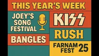 Неделя этого года: RUSH, KISS, Journey, фильм «Замена», песня Джоуи 26-го года, новые браслеты и ...