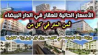 أسعار الشقق والأراضي في أشهر مناطق الدارالبيضاء Morocco Real Estate Market Analysis Investment Guide