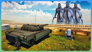 10MILLION Skyrim Force Landing vs All-Era Defenders - Ultimate Epic Battle Simulator 2 UEBS 2