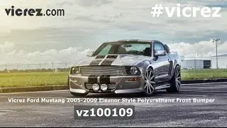 Vicrez Ford Mustang 2005-2009 Eleanor 9 Piece Polyurethane Full Body Kit - vz100108
