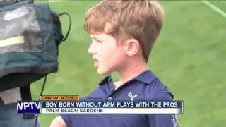 Tommy Morrissey, 6-year-old golfer with one arm, showing that nothing is impossible