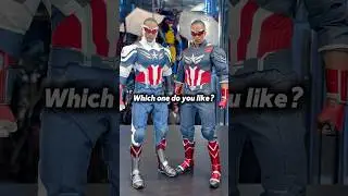 [ASMR Comparison] Which Cap Suit do you like better? #asmr #comparison #captainamerica