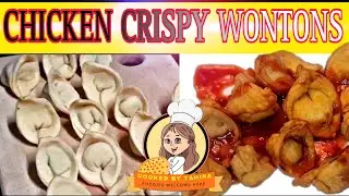 Mini Chicken wonton ! Make and freeze Ramadan Recipe | Iftaar party Recipes #cookedbytahira #wontons