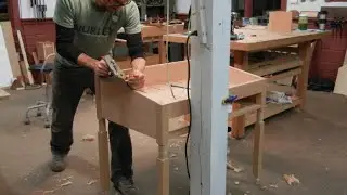 Stand Up Desk Building Process handmade by Doucette and Wolfe Furniture Makers