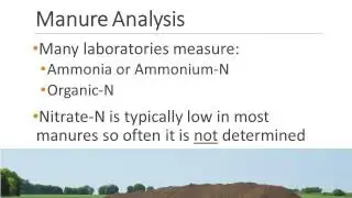 Dr. Jim Camberato - Nitrogen Management When Using Livestock Manure