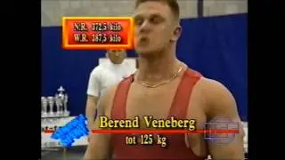 1990 Berend Veneberg 360 kg DEADLIFT  bij de NK powerliften