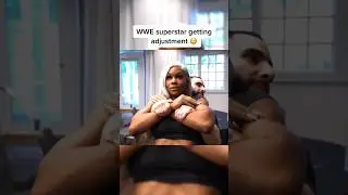WWE Superstar *Jade Cargill* gets her Back Cracked?!