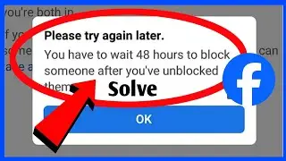 How To Block Someone Again On Facebook Before 48 Hours | Block Someone On FB Without Waiting 48 Hour