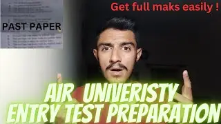 Air University Entry Test Preparation I COMSAT Entry Test Preparation I Tips to solve Nts