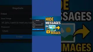 Hide the message inside the image and it cannot be detected &ndash; a surprise 😲✨🖼️ #coding  #audio #cod