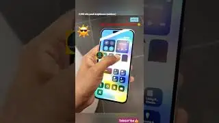 14 Pro Max Brightness Test ⁉️😱🧐✅ [Upto 2000 nits] #shorts #iphone14promax #techszoom
