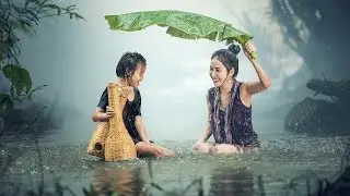 RELAXING RAIN SOUNDS FOR FALING ASLEEP &bull; EASY SPRING RAIN