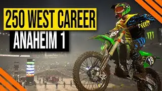 Supercross the Game 2 | 250 West Career Gameplay | Anaheim 1 (First Person)