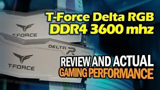 T-Force Delta RGB DDR4 3600 МГц — обзор, разгон и игровой тест