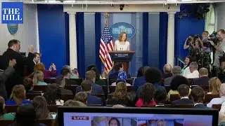 VIRAL MOMENT: Jen Psaki leads press corps in the singing of happy birthday to a reporter