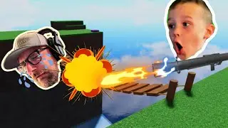 Our Very Silly Time in Roblox Just a Rope Bridge