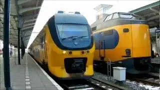 Treinen op Station Leeuwarden - 9 februari 2013