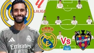 Real Madrid Vs Levante ~ Potential 4-4-2 Line up Under Arbeloa in Laliga Jornada 20 Season 2025/2026