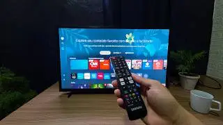 TV Samsung HD H5000F é boa Unboxing Samsung 32 polegadas HD Configurações iniciais