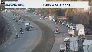 Lanes closed on I-485 Outer Loop after morning crash