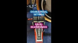 Balance both Beaters - Double Bass Drum Pedal Settings