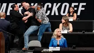 Michael Chiesa, Kevin Lee Brawl at UFC Summer Kickoff Press Conference - MMA Fighting