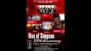 Men of Simpson 29th Anniversary Celebration 6.2.24 | Simpson UMC-Delaware