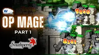 GM Hat Mage = Actually OP?! | MapleStory Southperry NEW Mage Run (Part 1/3)
