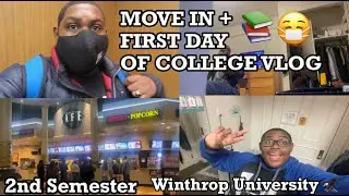 Move in + first day of college vlog: Winthrop University