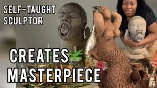SELF TAUGHT SCULPTOR CREATES LIFE LIKE CLAY MASTERPIECE!!! 